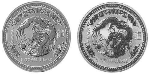 1 Dollar Australien (1939 - ) Silber Elizabeth II (1926-2022)