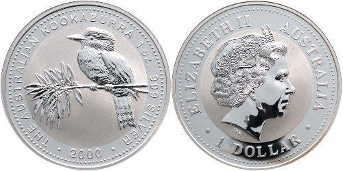 1 Dollar Australien (1939 - ) Silber Elizabeth II (1926-2022)