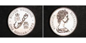 1 Dollar Bermuda Silber Elizabeth II (1926-2022)