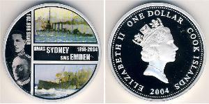 1 Dollar Cook Islands (1965 - ) Silber 