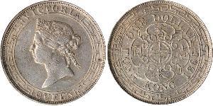 1 Dollar Hongkong Silber Eduard VII (1841-1910)