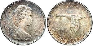 1 Dollar Kanada Silber Elizabeth II (1926-2022)