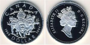 1 Dollar Kanada Silber Elizabeth II (1926-2022)