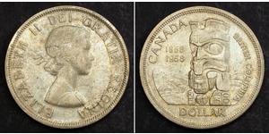 1 Dollar Kanada Silber Elizabeth II (1926-2022)