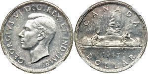 1 Dollar Kanada Silber Georg VI (1895-1952)