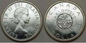 1 Dollar Kanada Silber Elizabeth II (1926-2022)