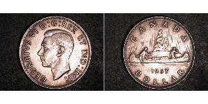 1 Dollar Kanada Silber Georg VI (1895-1952)