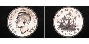 1 Dollar Kanada Silber Georg VI (1895-1952)