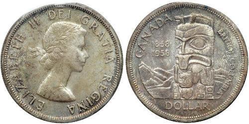 1 Dollar Kanada Silber Elizabeth II (1926-2022)