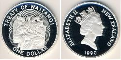 1 Dollar Neuseeland Silber 