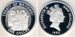 1 Dollar Neuseeland Silber 