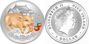 1 Dollar Niue (1974 - ) Silber 