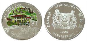 1 Dollar Singapur Silber 