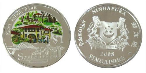 1 Dollar Singapur Silber 
