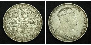 1 Dollar Straits Settlements (1826 - 1946) Silber Eduard VII (1841-1910)