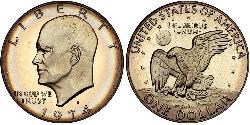 1 Dollar Vereinigten Staaten von Amerika (1776 - ) Silber Dwight  Eisenhower (1890-1969)