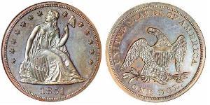 1 Dollar Vereinigten Staaten von Amerika (1776 - ) Silber 