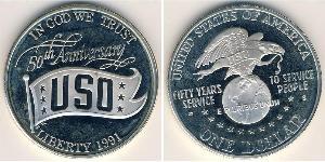 1 Dollar Vereinigten Staaten von Amerika (1776 - ) Silber 