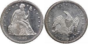 1 Dollar Vereinigten Staaten von Amerika (1776 - ) Silber 