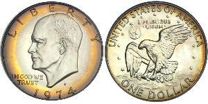 1 Dollar Vereinigten Staaten von Amerika (1776 - ) Silber Dwight  Eisenhower (1890-1969)