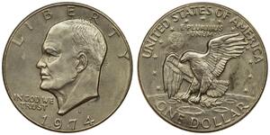 1 Dollar Vereinigten Staaten von Amerika (1776 - ) Silber Dwight  Eisenhower (1890-1969)