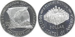 1 Dollar Vereinigten Staaten von Amerika (1776 - ) Silber 