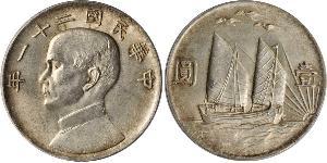 1 Dollar Volksrepublik China Silber 