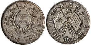 1 Dollar Volksrepublik China Silber 