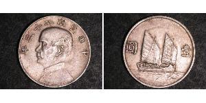 1 Dollar Volksrepublik China Silber 
