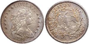 1 Dollar Vereinigten Staaten von Amerika (1776 - ) Silber/Kupfer Anne Willing Bingham (1764-1801)