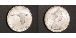 1 Dollar Canada Silver Elizabeth II (1926-2022)