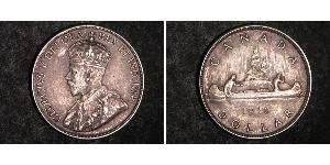 1 Dollar Canada Silver George V of the United Kingdom (1865-1936)