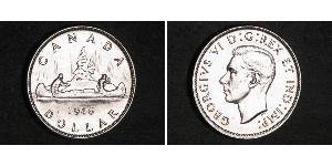 1 Dollar Canada Silver George VI (1895-1952)