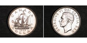 1 Dollar Canada Silver George VI (1895-1952)