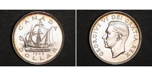 1 Dollar Canada Silver George VI (1895-1952)