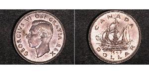 1 Dollar Canada Silver George VI (1895-1952)