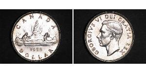 1 Dollar Canada Silver George VI (1895-1952)