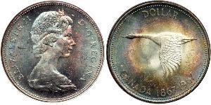 1 Dollar Canada Silver Elizabeth II (1926-2022)