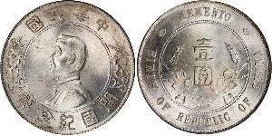 1 Dollar China Silver 