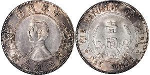 1 Dollar China Silver 