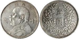 1 Dollar China Silver 