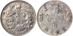1 Dollar China Silver 
