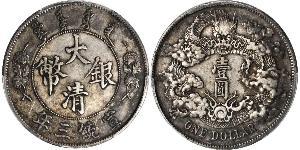1 Dollar China Silver 