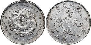 1 Dollar China Silver 