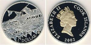 1 Dollar Cook Islands (1965 - ) Silver Elizabeth II (1926-2022)