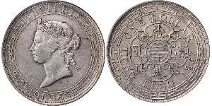 1 Dollar Hong Kong Silver Edward VII (1841-1910)