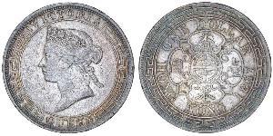 1 Dollar Hong Kong Silver Edward VII (1841-1910)