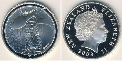 1 Dollar New Zealand Silver 