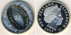 1 Dollar New Zealand Silver 
