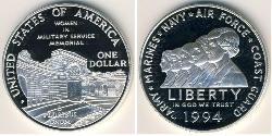 1 Dollar USA (1776 - ) Silver 